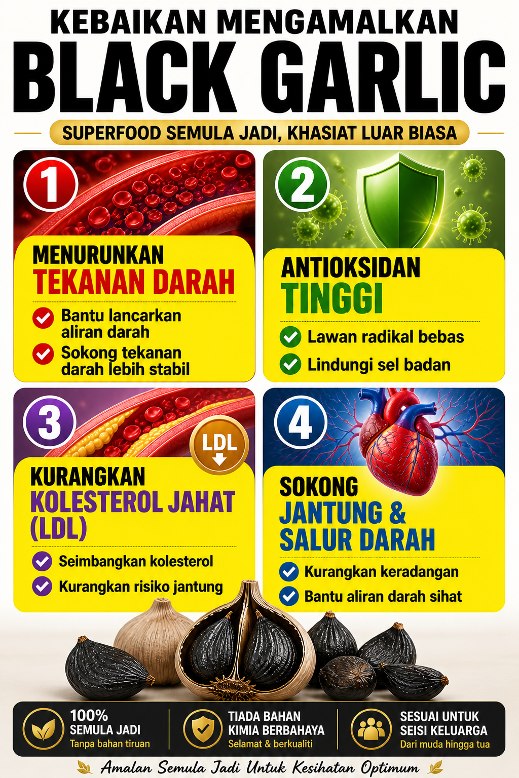 Kebaikan Black Garlic