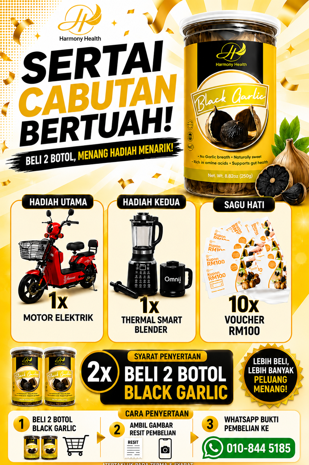 Cabutan Bertuah Black Garlic